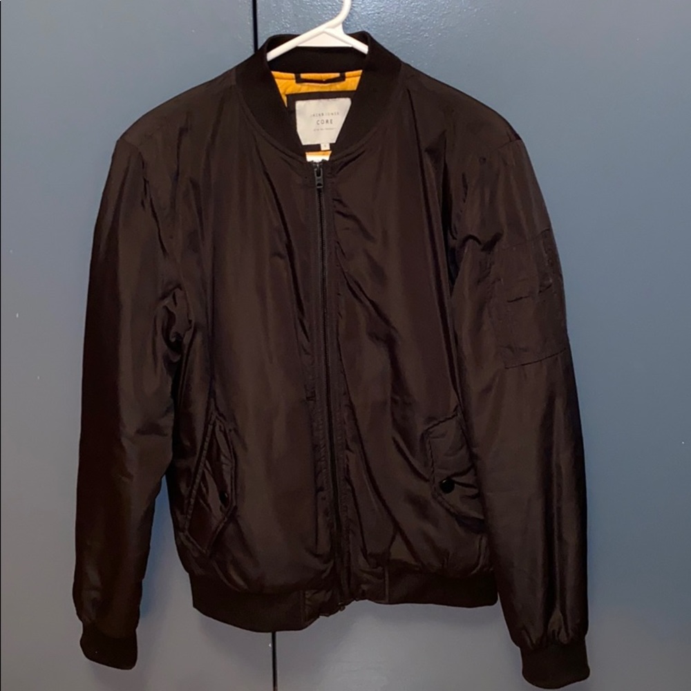 Jack & Jones Core Black Bomber Jacket
